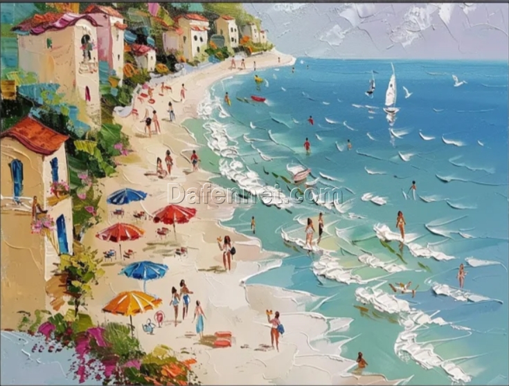 Tailor – Made Surfing Party and Hawaiian Town Canvas: Infusing Beach Energy into Your Space with Bohemian Flair