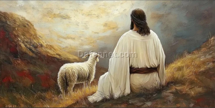 Dafen Village Custom 3D Canvas: Inspirational Jesus Painting with Textured Finish for Home and Hotel Christian Decor