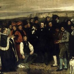 Gustave Courbet's 'A Burial at Ornans': Realistic Style Hand-painted Oil Canvas Replica - Perfect for Creating a Dramatic and Thought-provoking Atmosphere