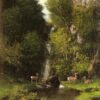 a family of deer in a landscape with a waterfall.jpgLarge