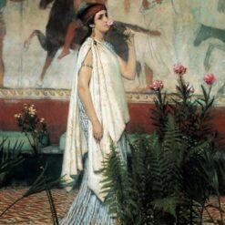 High-Resolution Print Inspired by Sir Lawrence Alma-Tadema's 'A Greek Woman' (1869) - An Affordable Art Option from Dafen Village for Fans of Romantic Portraits
