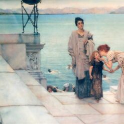High - Quality Reproduction of Alma - Tadema's A Kiss Oil Painting - Exclusive from Dafen Village Artisans