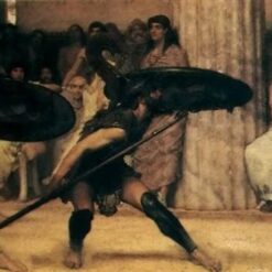 Custom-Made Oil on Canvas Inspired by Sir Lawrence Alma-Tadema's 'A Pyrrhic Dance' (1869) - Tailored to Your Vision by Dafen Village Studios for Discerning Art Collectors