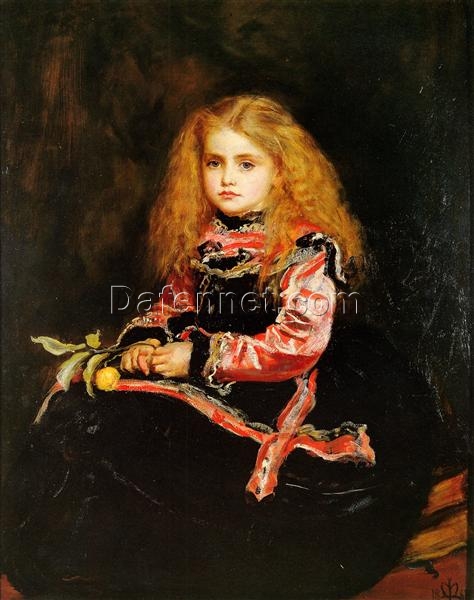 Handmade Replica of John Everett Millais’ “A Souvenir of Velazquez” – Realist Portrait Reflecting the Spirit of Velazquez