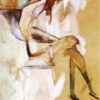 Exquisite Dafen Village Creation: 'About Young Sister' Inspired by Marcel Duchamp (1911) - Cubist Genre Oil Painting on Canvas