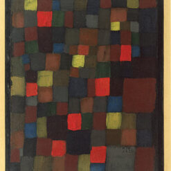 High - Quality Hand - Painted Replica of Paul Klee's "Abstract Colour Harmony in Squares with Vermillion Accents" (1924) Inspired by Abstract Art and Bauhaus for Art Lovers in [Your City] - Dafen Village Artwork