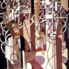 abstract composition with balustrade 1953