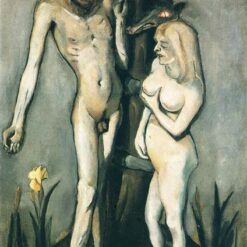 Expressionist Depiction of Adam and Eve INSPIRED BY Max Beckmann’s 1917 Religious Masterpiece