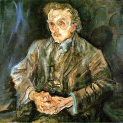 Authentic Expressionist Style Oil Painting - 'Adolf Loos' by Oskar Kokoschka - Dafen Village's Exclusive Creation