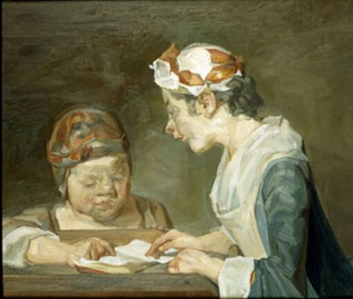 High – Quality Reproduction of Lucian Freud’s ‘After Chardin’ (1999) – Expressionist Genre Painting on Canvas