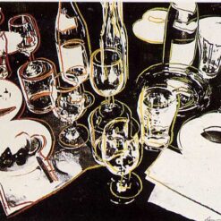 Hand - Painted "After The Party" Inspired Pop Art Still Life Oil Painting - Exclusive Dafen Village Creation