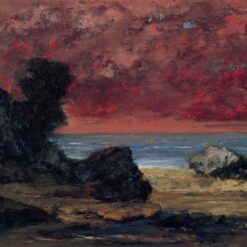 High-Definition Print Inspired by Gustave Courbet's 'After the Storm' (1872) - An Affordable Way to Bring Realist Seascape Art Home from Dafen Village