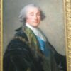 1787 Rococo-Inspired Oil Portrait on Wood: Alexandre Charles Emmanuel de Crussol Florensac by Louise Elisabeth Vigee Le Brun Replica