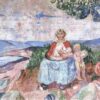 High-quality 'Alma Mater' Expressionist Inspired Oil Painting by Edvard Munch - Direct from Dafen Village Studios for Art Aficionados