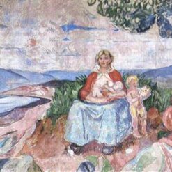 High-quality 'Alma Mater' Expressionist Inspired Oil Painting by Edvard Munch - Direct from Dafen Village Studios for Art Aficionados