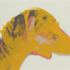 Exquisite Handmade Oil Painting of Andy Warhol's 'Amos' (1976) - Pop Art Animal Masterpiece Replica from Dafen Village Studio