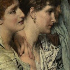 Customizable Oil Portrait Inspired by Alma-Tadema's "An Audience" - Handmade in Dafen Village