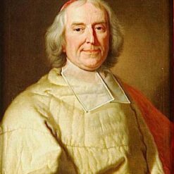 Authentic Dafen Village Replica: André Hercule de Fleury Portrait INSPIRED BY Vigee Le Brun’s Blend of Neoclassicism and Rococo Styles