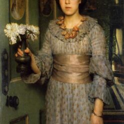 Customizable Portrait Oil Painting Inspired by Alma - Tadema's Anna Alma Tadema - Handmade in Dafen Village