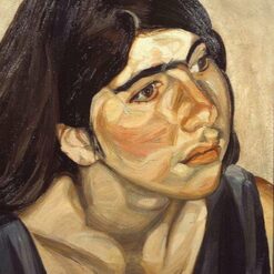 Hand - Painted "Annie" Inspired Expressionist Portrait Oil Painting by Dafen Village Studios - A Mesmerizing Artwork for Art Aficionados