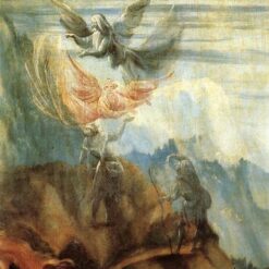 Authentic Northern Renaissance Style Oil Painting Detail of 'Annunciation to the Shepherds' - Dafen Village's Exclusive Creation