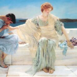 High - Quality Reproduction of Alma - Tadema's Ask me no more Oil Painting - Exclusive from Dafen Village Artisans