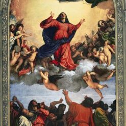 Assumption of the Virgin Inspired by Titian – High Renaissance Religious Oil Painting from DaFen Village Studio