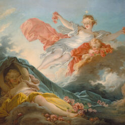 Dafen Village Hand - Painted “Aurora Triumphing over Night” Inspired Rococo Oil Masterpiece​