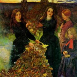 Enchanting Handmade Replica of John Everett Millais' "Autumn Leaves" (1855 - 1856) - Premium Romantic Genre Oil Painting from Dafen Village for Art Connoisseurs Searching for Seasonal Art Treasures on Google