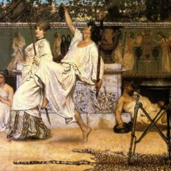 High - Resolution Print Inspired by Sir Lawrence Alma - Tadema's 'Bacchanale' (1871) - An Accessible Art Option from Dafen Village for Enthusiasts of Romantic Mythological Scenes