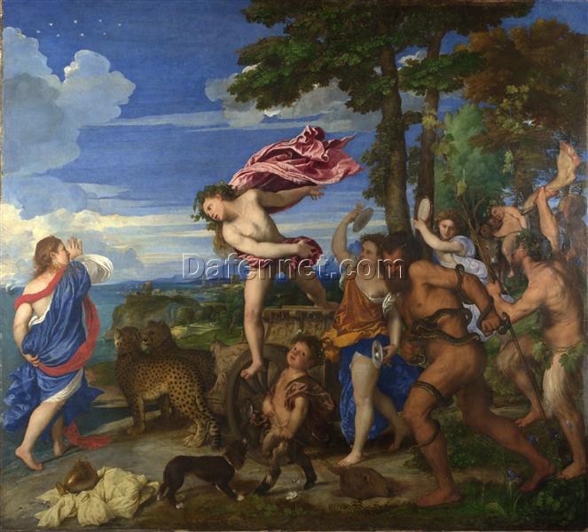 Bacchus and Ariadne by Titian – Mythological Oil Painting Reproduction from DaFen Village Studio