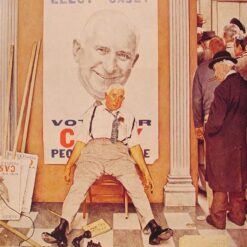 High - Quality Reproduction of "Before and After" by Norman Rockwell - 1958 - Inspired Dafen Village Canvas Oil Painting