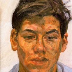 High Quality Reproduction of Lucian Freud's 'Bella' (1986) Expressionist Portrait - Oil on Canvas for Interior Aesthetics