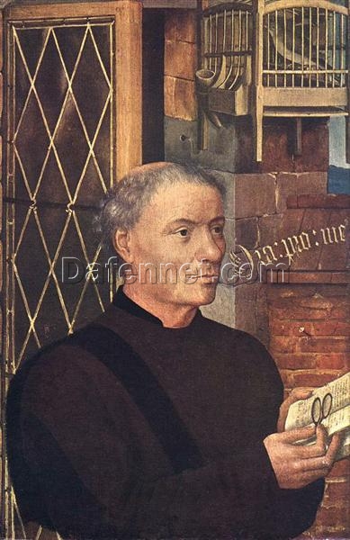 Customizable Oil Painting Inspired by Grünewald’s ‘Benefactor with Bird Cage’ – Dafen Village’s Special Offer
