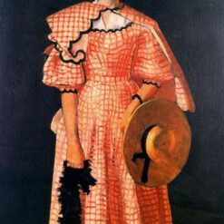 High - Quality Reproduction of Andre Derain's 1935 Portrait 'Black Scarf', Displaying Expressionism & Neoclassicism, Exclusive from Dafen Village's Finest Studios