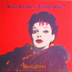 Gorgeous Hand - painted Oil Painting of 'Blackglama (Judy Garland)' INSPIRED BY Andy Warhol's 1985 Pop Art Portrait, from Dafen Village for Devoted Judy Garland Fans and Art Lovers