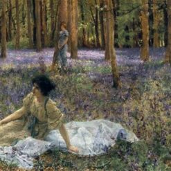 Exquisite Replica - "Bluebells" by Lawrence Alma-Tadema, Handmade in Dafen Village