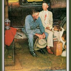 Authentic - Looking "Breaking Home Ties" Inspired by Norman Rockwell's 1954 Creation - Dafen Village Masterpiece