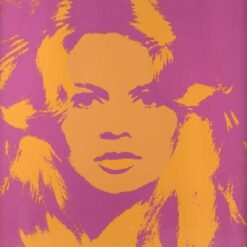 Custom - made Oil Portrait of 'Brigitte Bardot' INSPIRED BY Andy Warhol's 1987 Pop Art, Created in Dafen Village for Home Decorators Seeking an Artistic and Glamorous Touch