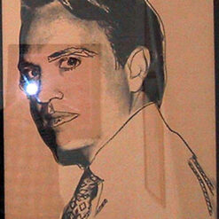 Customizable Andy Warhol 'Carter Burden (brown)' 1977 Pop Art Portrait
