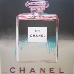 High-Quality Reproduction of Andy Warhol's 1980 'Chanel No. 5' Pop Art Still Life