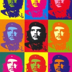 Authentically Inspired 'Che Guevara' Pop Art Portrait by Andy Warhol, 1968 Style - Handmade in Dafen Village Oil Painting Studio