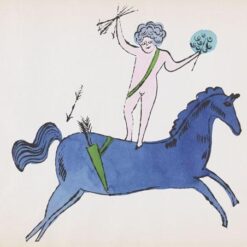 Authentically Recreated 'Cherub and Horse' Andy Warhol 1956 Naïve Art (Primitivism) Figurative Oil Painting - Exclusive from Dafen Village Artisans
