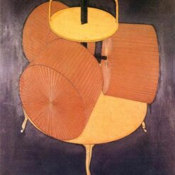 High - Quality Replica of Marcel Duchamp's 1914 'Chocolate Grinder' - Cubist & Expressionist Still Life Oil Painting on Canvas by Dafen Village Studio