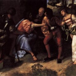 Christ and the Adulteress Inspired by Titian – High Renaissance Religious Oil Painting from Da Fen Village Studio