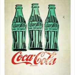 High - Quality '3 Coke Bottles' Andy Warhol Inspired Pop Art Oil Painting - Handcrafted in Dafen Village Studio