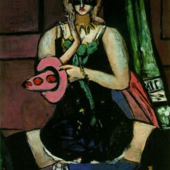 Expressionist Depiction of Symbolic “Columbine” INSPIRED BY Max Beckmann’s 1950 Creation