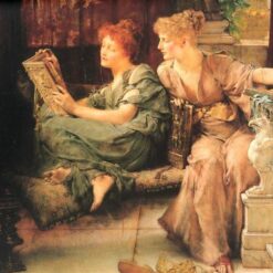 Customizable Oil Painting Inspired by Alma - Tadema's Comparisons - Handmade in Dafen Village