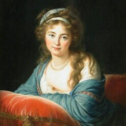 Authentic Dafen Village Replica: Countess Skavronskaia INSPIRED BY Vigee Le Brun’s 1796 Rococo Gem