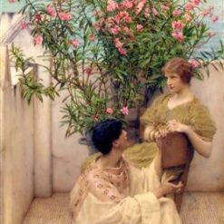 High-Quality Reproduction of Alma-Tadema's "Courtship" Oil Painting - Exclusive from Dafen Village Artisans